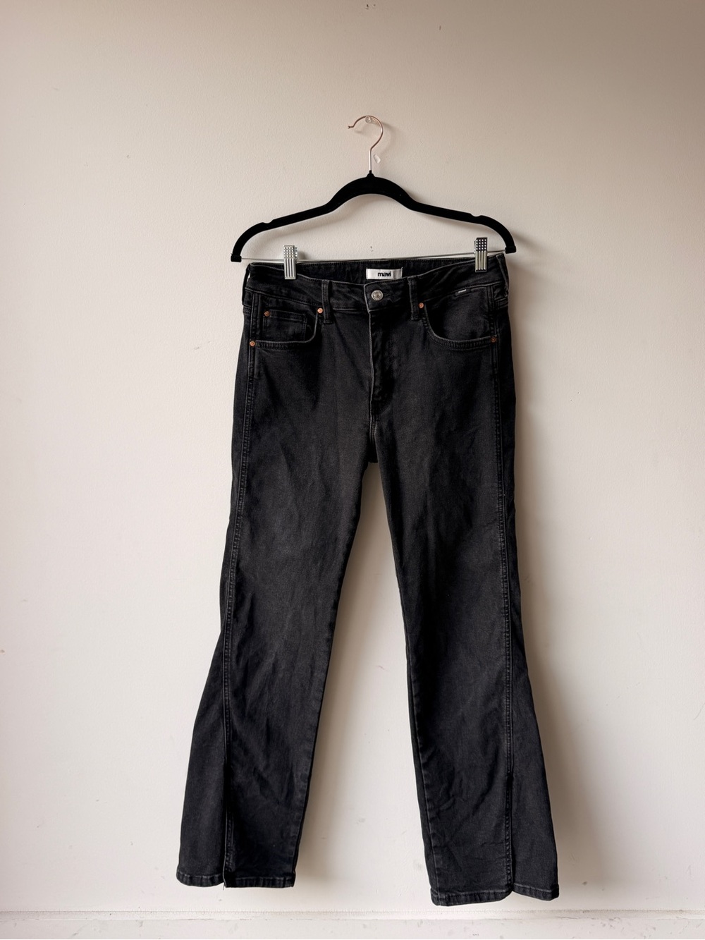 Mavi Black Flare Jeans - Women's Wide Leg Denim